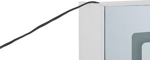 Shumee Szafka łazienkowa wisząca z lustrem LED 40 x 60 cm biała CONDOR 8