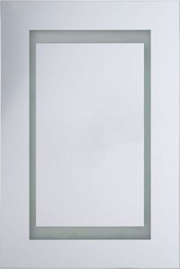 Shumee Szafka łazienkowa wisząca z lustrem LED 40 x 60 cm biała MALASPINA 1