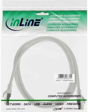 InLine Patchcord SF/UTP, Cat.5e, biały 1.5m (72514W) 2