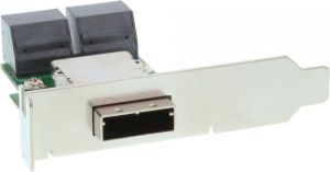InLine SAS Low Profile Adapter Bracket zewn. SFF-8088 TARGET OUT - wewn. 4x SATA HOST IN (27653I) 1
