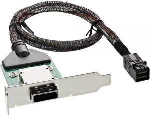 InLine SAS HD Low Profile Adapter Bracket zewn. SFF-8088 - wewn. SFF-8643 0.5m (27656A) 1