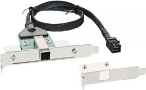 InLine SAS HD Bracket z Kabel zewn. SFF-8644 - wewn. SFF-8643 0.5m (27657B) 1