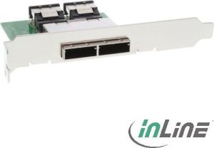 InLine Dual SAS PCI Bracket 2x zewn. SFF-8088 - 2x wewn. SFF-8087 (27650D) 1