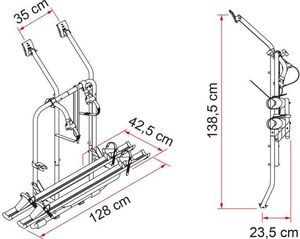 Fiamma Bagażnik rowerowy Fiamma Carry-Bike VW T4 D 2