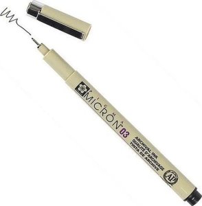BRUYNZEEL SAKURA Sakura Pigma 03 Micron Cienkopis 49 Black 0,35mm 4