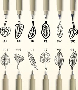 BRUYNZEEL SAKURA Sakura Pigma 03 Micron Cienkopis 49 Black 0,35mm 5