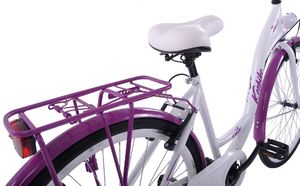 Kozbike Kozbike City rower 28 7s biało-fioletowy (K36) 2