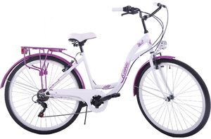 Kozbike Kozbike City rower 28 7s biało-fioletowy (K36) 4