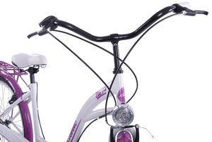 Kozbike Kozbike City rower 28 7s biało-fioletowy (K36) 5