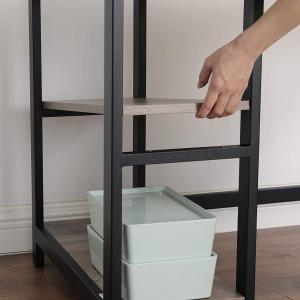 Biurko Songmics SGM-LWD72MB Brązowe 138 cm x 138 cm 4