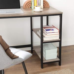 Biurko Songmics SGM-LWD72MB Brązowe 138 cm x 138 cm 6
