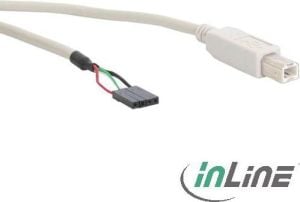 InLine USB zew. - USB wew., 0.4m, Biały (33440D) 1