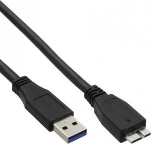 Kabel USB InLine USB-A - micro-B 3 m Czarny (35430) 1