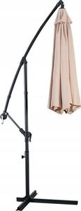 Costway Parasol ogrodowy na balkon taras składany 300 cm 3