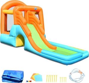 Costway Dmuchany zamek z basenem i zjeżdżalnią plac zabaw dla dzieci 2