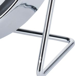 KMTP Zegar stołowy okrągły śr.16cm srebrny Glamour 5