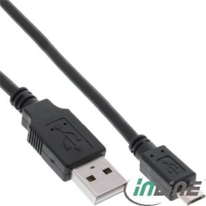 Kabel USB InLine USB-A - microUSB 2 m Czarny (31720Q) 1
