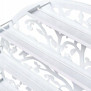 Costway Stojak wystawka półka naścienna na lakiery ozdobna 7