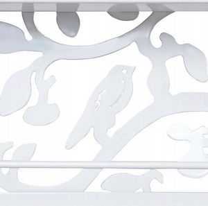 Costway Stojak wystawka półka naścienna na lakiery ozdobna 8