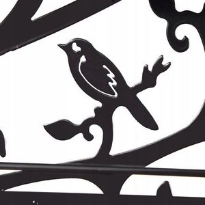 Costway Stojak wystawka półka ścienna na lakiery 7