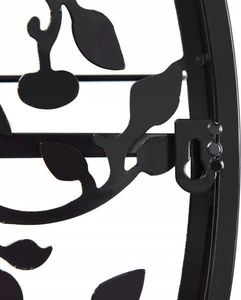 Costway Stojak wystawka półka ścienna na lakiery 8