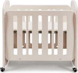 Costway Łóżeczko dziecięce 3w1 kołyska z kółkami 8