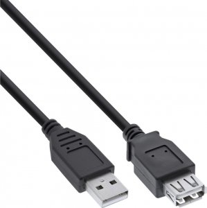 Kabel USB InLine USB-A - USB-A 3 m Czarny (34603B) 1