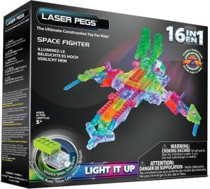 Laser Pegs 16w1 Space Fighter (LASE0012) 1