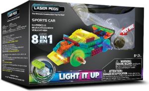 Laser Pegs Sportowe auto 8w1 (PB1410B) 1