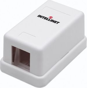 Intellinet Network Solutions Gniazdo natynkowe modułu Keystone 1 port białe (162739) 2