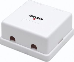 Intellinet Network Solutions Gniazdo natynkowe modułu Keystone 2 porty białe (162852) 2