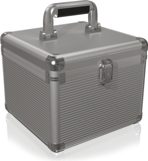 Icy Box Walizka aluminiowa na 10 dysków 2.5" lub 3.5" srebrna (IB-AC628) 2