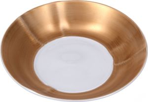 Selsey SELSEY Talerz głęboki Micrean średnica 21 cm biało-złoty 1