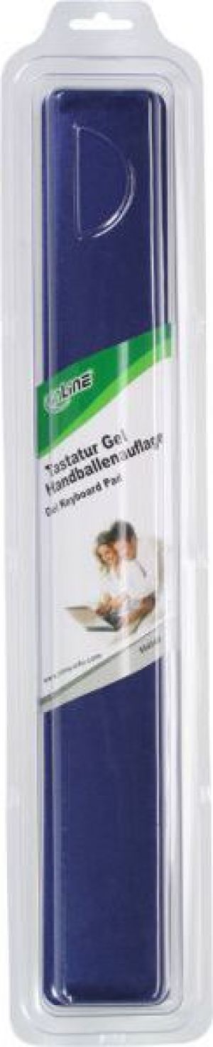 InLine Żelowa podkładka pod nadgarstki 464x60x23mm niebieska (55454B) 4