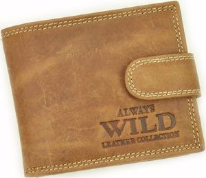 Always Wild Skórzany portfel dla mężczyzny z ochroną RFID Always Wild Nie dotyczy 1