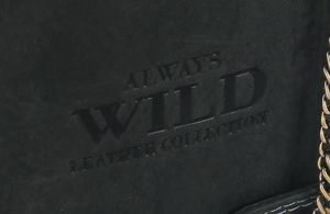 Always Wild Atrakcyjny, skórzany portfel męski z mosiężnym łańcuchem Always Wild Nie dotyczy 2