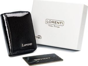 Lorenti Niewielki, lakierowany portfel skórzany z kieszonką zewnętrzną, RFID Lorenti Nie dotyczy 1