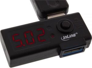 InLine Multimeter Męski - żeński - do testowania portów USB (66768) 1