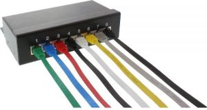 InLine Ultraslim Patchcable U/UTP, Cat.6, żółty, 10m (71600Y) 3