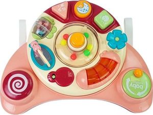 Lean Sport Interaktywny Panel Zabawka dla Niemowląt Muzyka Odgłosy Zwierząt Różowa (8499) 2