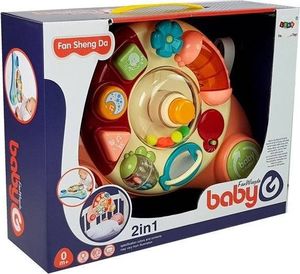 Lean Sport Interaktywny Panel Zabawka dla Niemowląt Muzyka Odgłosy Zwierząt Różowa (8499) 4