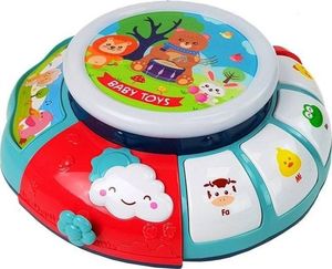 Lean Sport Interaktywny Bębenek dla Niemowlaka Efekty Świetlne 21cm 2