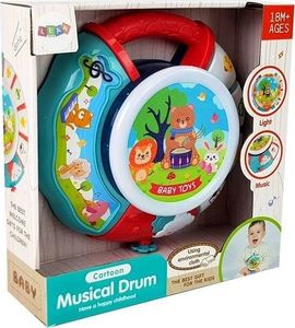 Lean Sport Interaktywny Bębenek dla Niemowlaka Efekty Świetlne 21cm 4
