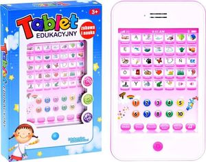 KIK Tablet edukacyjny pierwsze słowa język polski różo 1