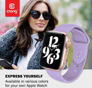 Crong Pasek Crong Liquid Band do Apple Watch 42/44 mm fioletowy 9
