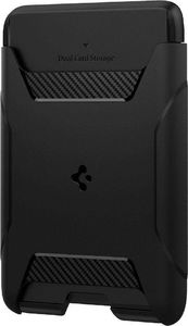 Spigen Kieszeń na karty Spigen Rugged Armor MagSafe Universal Magnetic Card Wallet Black 4