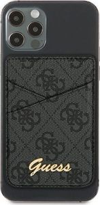 Guess Kieszeń na karty Wallet Card Slot GUWMS4GTLBK MagSafe 4G szary/grey 2