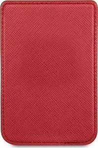 Guess Kieszeń na karty Wallet Card Slot GUWMSSASLRE MagSafe Saffiano czerwony/red 3