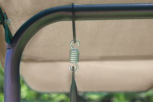 Funfit Huśtawka ogrodowa Relax Plus beżowa 11