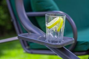 Funfit Huśtawka ogrodowa Relax Plus zielona 14